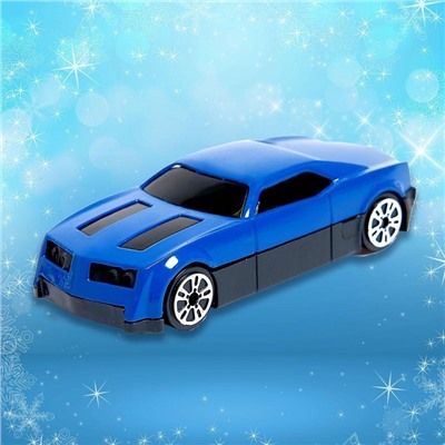 Ёлочный шар с игрушкой «Машинка», МИКС