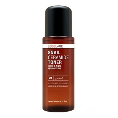 Lebelage Тонер для лица с керамидами / Snail Ceramide Toner, 300 мл KRISTALLER, 1115165