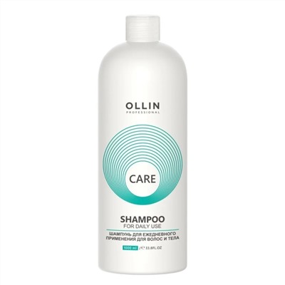 Ollin Шампунь для ежедневного применения для волос и тела / Care, 1000 мл 18005