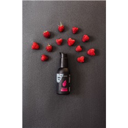 Съедобный лубрикант JUJU Raspberry с ароматом малины - 100 мл.