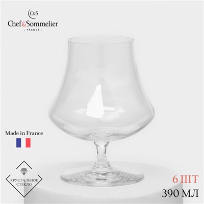 Набор бокалов для бренди Chef&Sommelier OPEN UP, 390 мл, хрустальное стекло, 6 шт.