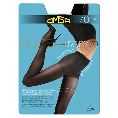 Колготки OMSA Perfect Body 70 [Nero, 2-S]