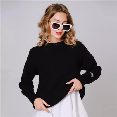 Джемпер женский DommoD, чёрный, размер 44-48 (ONE SIZE)