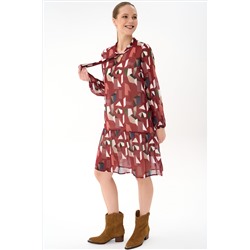 Платье Нежный акцент  – 2 (красный)