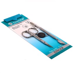 Zinger Маникюрный набор: ножницы маникюрные, шабер / Classic SIS-11 S, 2 предмета 2372
