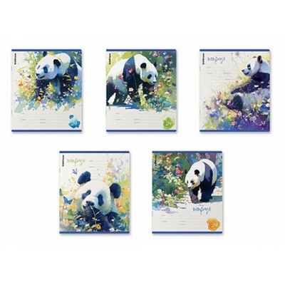 Тетрадь  24л линия "Flower Panda" 60575 ErichKrause