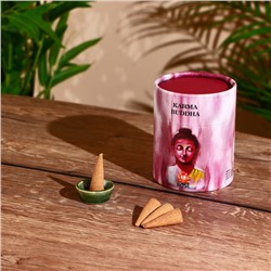 Благовония KARMA BUDDHA, аромаконусы, роза, набор 30 шт.