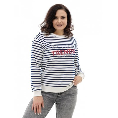 Свитшот женский 88523 (Темно-синий)