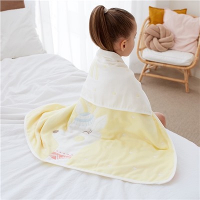 Полотенце детское Крошка Я «Magic» 95×100±5 см, цвет жёлтый, 100% хлопок, 280 г/м²