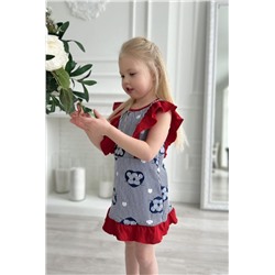 Платье 5108 детское (Синий)