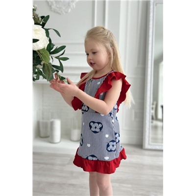 Платье 5108 детское (Синий)