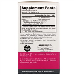 Jarrow Formulas, Fem Dophilus для женщин, 30 капсул