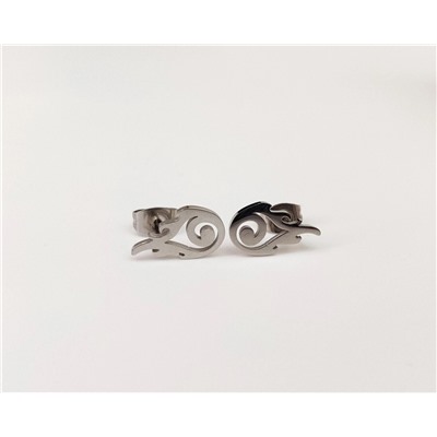 Серьги из стали