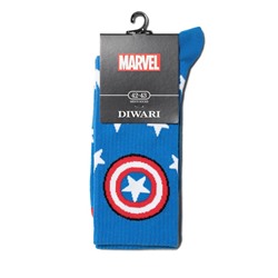 Носки мужские DiWaRi Удлиненные носки с рисунками ©MARVEL