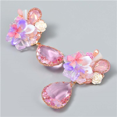 Серьги длинные на гвоздиках арт. 13 1641 (id 265531)
