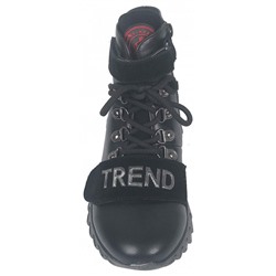 A-B00898-B черн Ботинки деми для девочек (33-38)/6