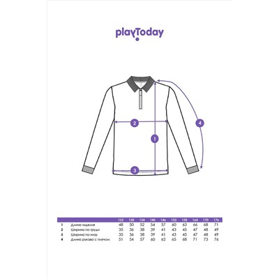 Джемпер PLAYTODAY, 1126464