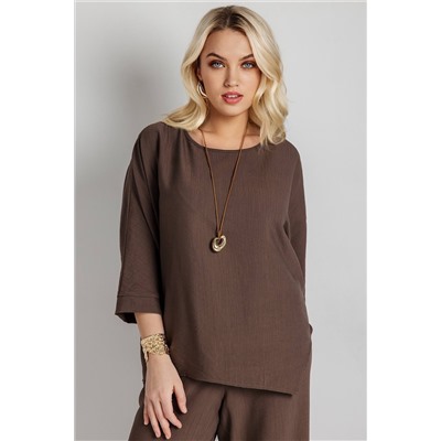 Блузка женская  4512/53/Коричневый