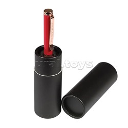 Ручка "Venezia Classico" в картотнном тубусе, 1,0 мм, синяя (корпус красный, футляр черный)