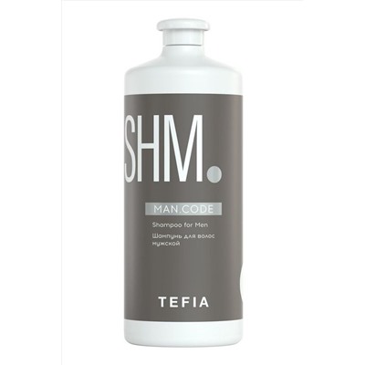 TEFIA Man.Code Шампунь для волос мужской / Shampoo for Men, 1000 мл KRISTALLER, 1112367