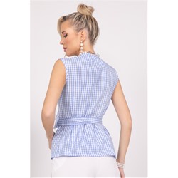 Блузка Ласка (голубой)