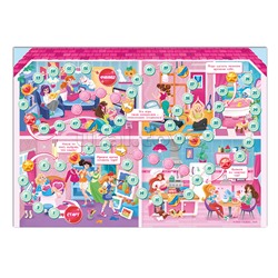 Игра-ходилка с фишками. Дом для кукол. 29,7х42 см.