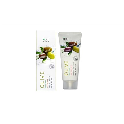 EKEL Крем для рук с экстрактом Зеленой Оливки 100ml