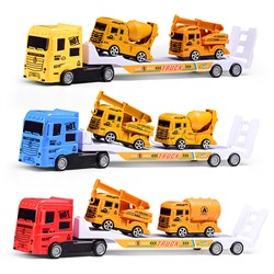 Автовоз со спецтехникой, под колпаком