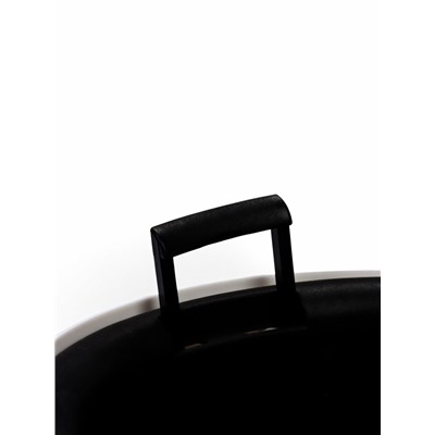 Кашпо для цветов «Фасет», 6.2 л, d=22 см, h=20 см, пластиковое, с автополивом, со вставкой, белое