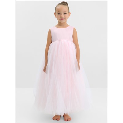 Платье нарядное для девочки KAFTAN, рост 128-134, светло-розовое