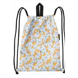 Мешок для обуви Лисы, голубой фон НАТАЛИ, 876425