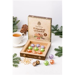 Кедровый грильяж ассорти / яблоко, шишка, черемуха / 120 г / ТМ Сибирский кедр