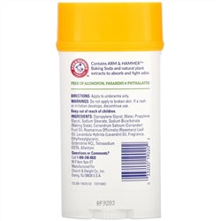 Arm & Hammer, Essentials с натуральными дезодорирующими компонентами, дезодорант, свежий розмарин и лаванда, 71 г (2,5 унции)