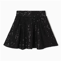 Юбка из пайеток KAFTAN размер 36 (134-140 см), черный