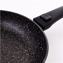 3024-1 Сковорода с крышкой 24см съемная ручка алюм/пластик(х6)
