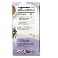 Numi Tea, Organic Herbal Teasan, Sweet Slumber, Caffeine Free, 16 Tea Bags, 1.24 oz (35.2 g)