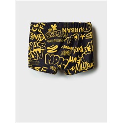 Плавки-шорты трикотажные для мальчиков, средней длины