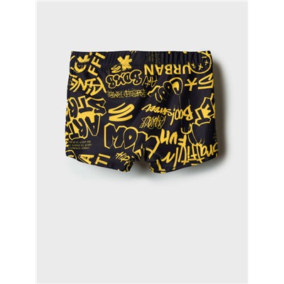 Плавки-шорты трикотажные для мальчиков, средней длины