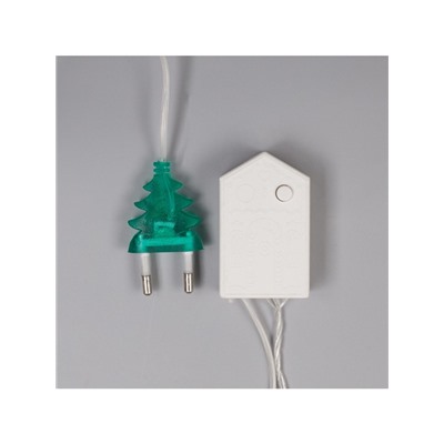 Гирлянда «Нить» 5 м с насадками «Игла», IP20, прозрачная нить, 50 LED, свечение мульти, 8 режимов, 220 В