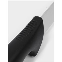 Нож кухонный для овощей Sharp, лезвие 8.5 см, нержавеющая сталь, чёрная ручка