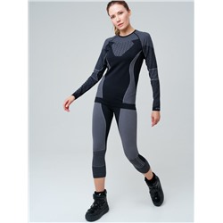 Термокомплект трикот. для женщин: фуфайка с длин. рук, брюки укороченные для эпизод. использования