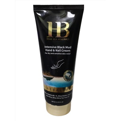 HB (Health & Beauty) Интенсивный крем для рук и ногтей с грязью Мертвого моря, 200 мл