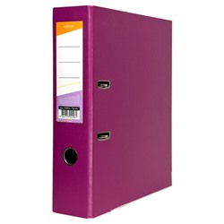 Папка-регистратор 75 мм PVC 2-стор. разборный, темно-сиреневый, с уголками P2PVC-75/Vlt inФОРМАТ