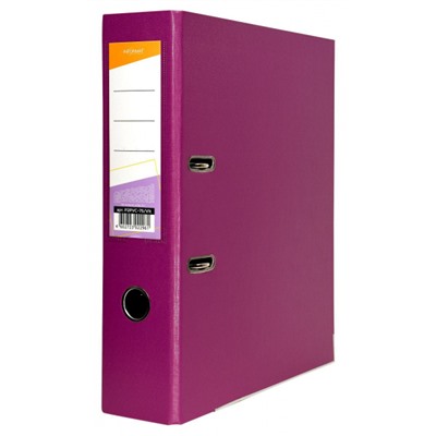 Папка-регистратор 75 мм PVC 2-стор. разборный, темно-сиреневый, с уголками P2PVC-75/Vlt inФОРМАТ