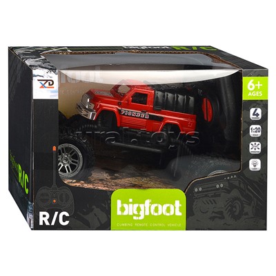 Машина "Bigfoot" р/у, 27 MHz, в коробке