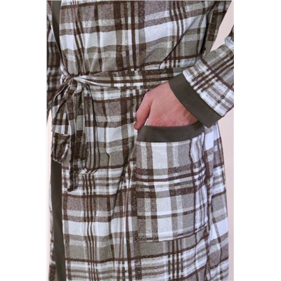 804 Халат мужской Артур (Коричневый)