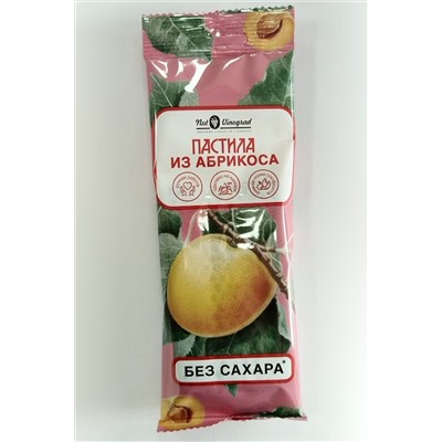 Пастила фруктовая Абрикосовая б.сахара 80г ЭКОПРОДУКТЫ, 1185167