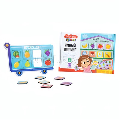 Игра настольная деревянная "Умный шопинг" Baby toys games