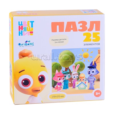 Пазл 25 "Цветняшки. Концерт"
