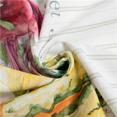 Скатерть Этель Vegetable, 180×147 см, 100% хлопок, репс 210 г/м²